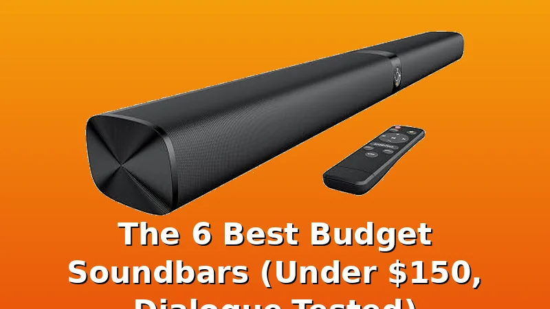 The 6 Best Budget Soundbars (Under $150, Dialogue-Tested) - ScreenPerch review with measurements and honest opinion