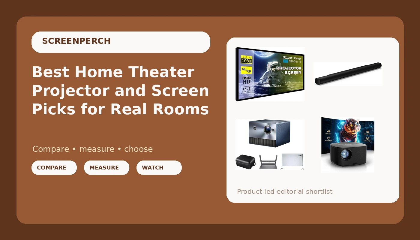 Best Home Theater Projector and Screen Picks for Real Rooms