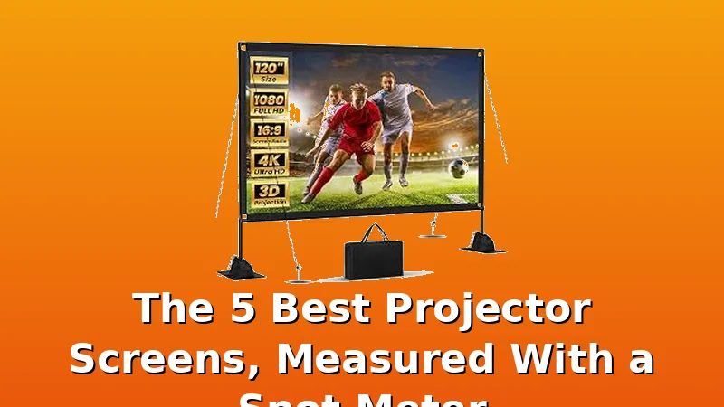 The 5 Best Projector Screens, Measured With a Spot Meter - ScreenPerch review with measurements and honest opinion