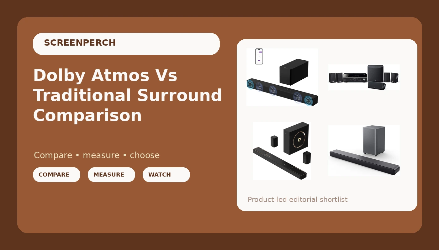 Dolby Atmos Vs Traditional Surround Comparison - ScreenPerch review with measurements and honest opinion