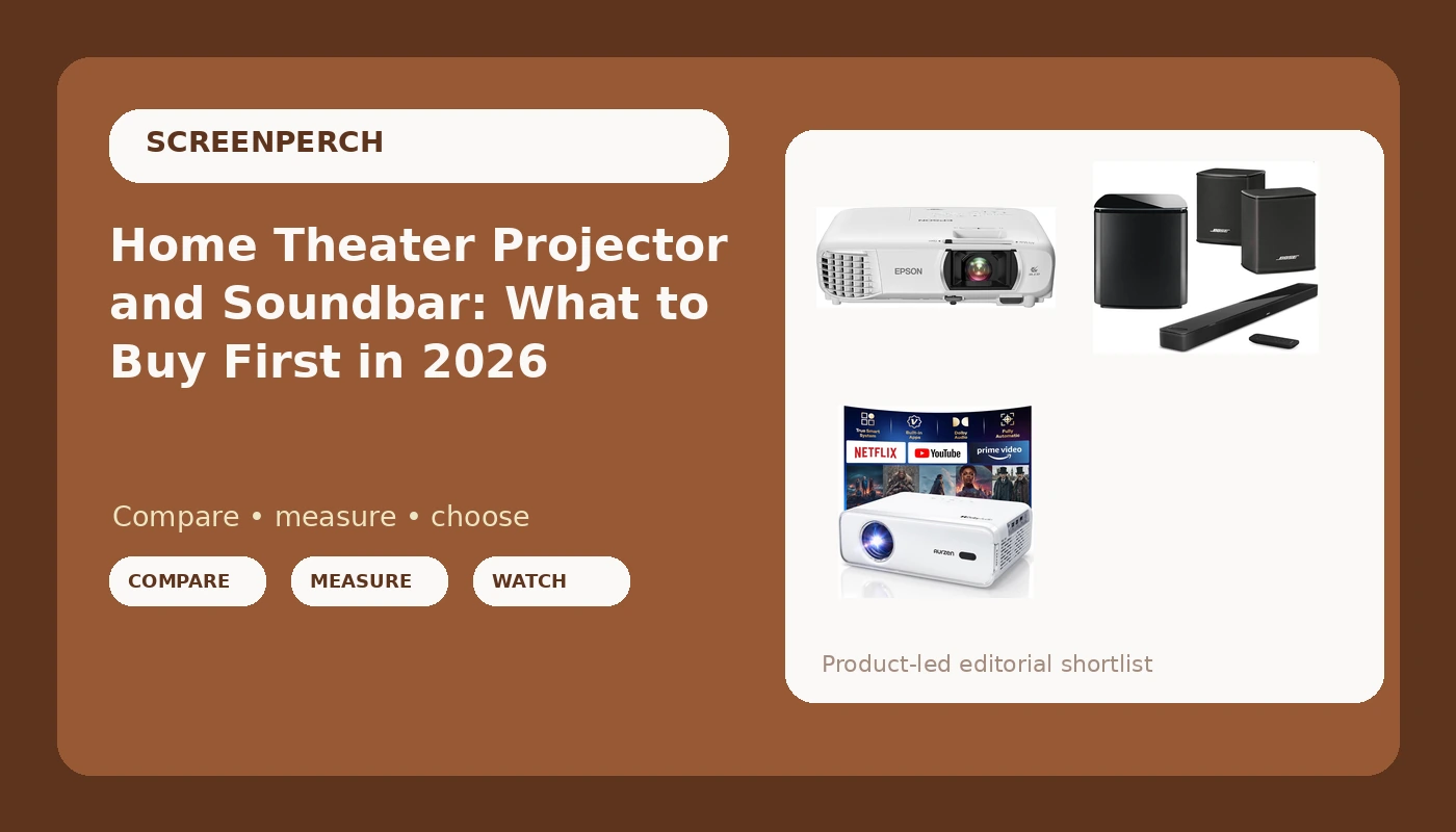 Home Theater Projector and Soundbar: What to Buy First in 2026