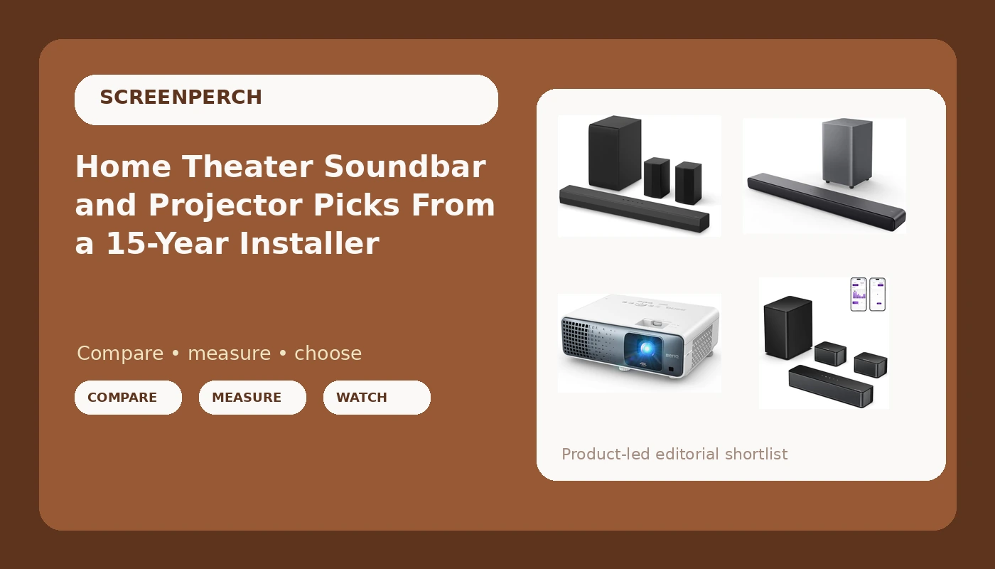 Home Theater Soundbar and Projector Picks From a 15-Year Installer