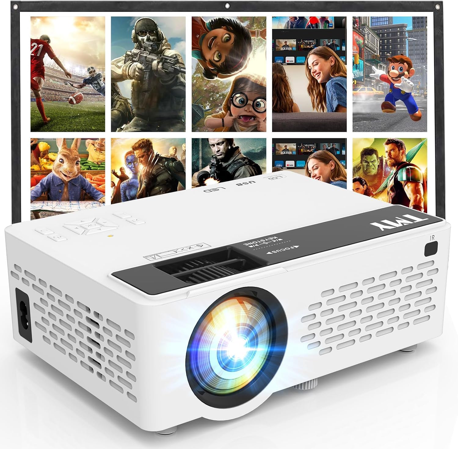 TMY 1080P Mini Portable (B082F13J55)