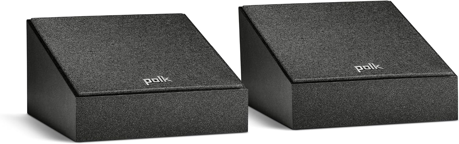 Polk Audio Monitor XT90 Height Speaker Pair for 3D Sound, Midnight Black