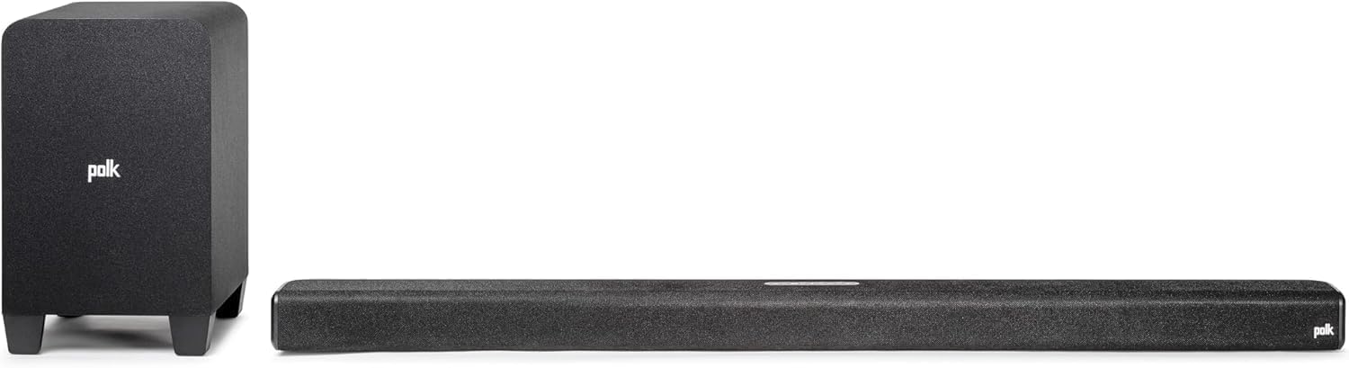 Polk Audio Signa S4 Dolby Atmos 3D Sound Bar System with 5.9" Wireless Sub
