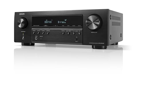 Denon AVR-S570BT 5.2 Channel AV Receiver - 8K Ultra HD Audio & Video