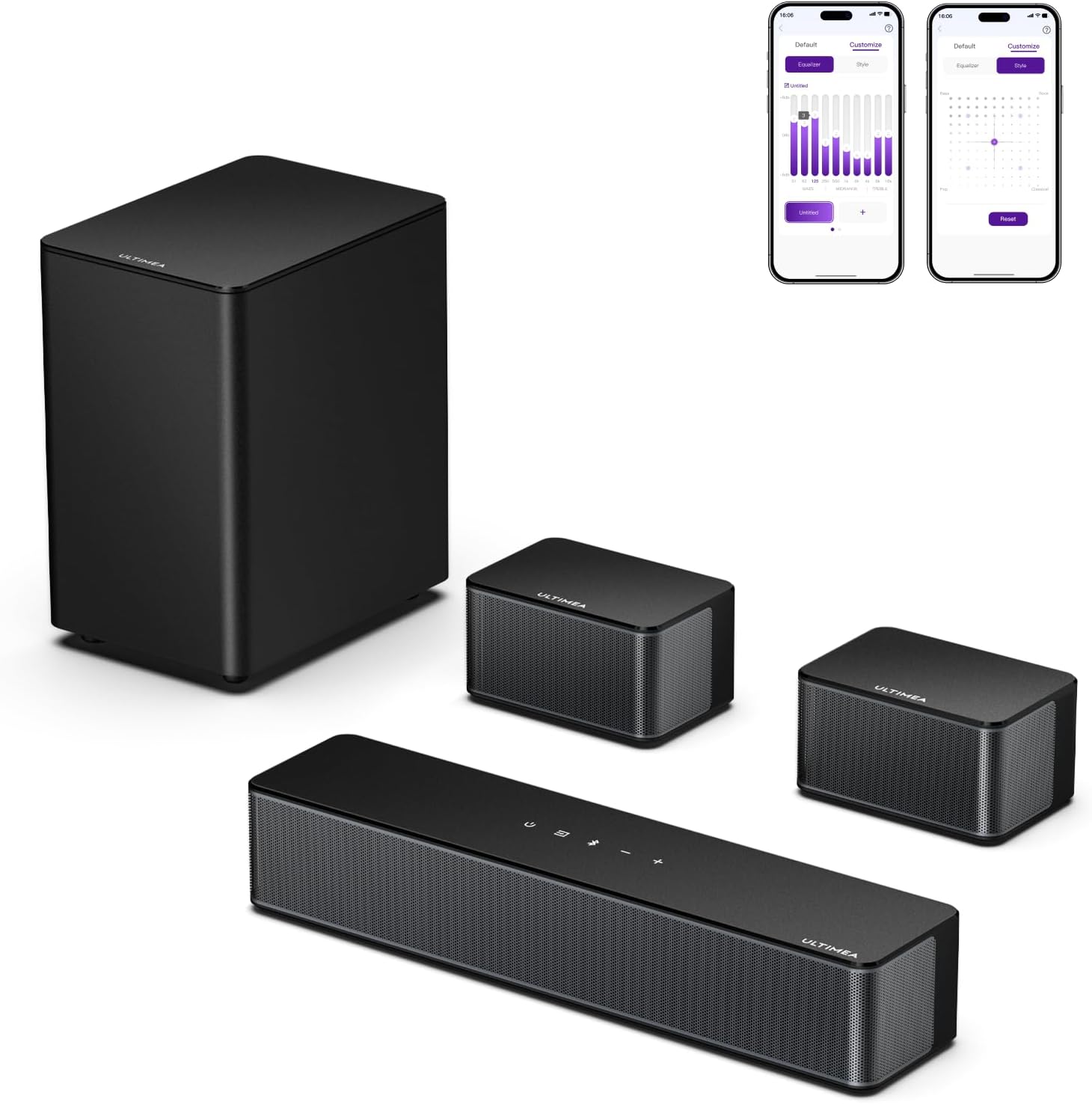 ULTIMEA 5.1 Sound Bar for Smart TV (B0DSPV7LJ7)