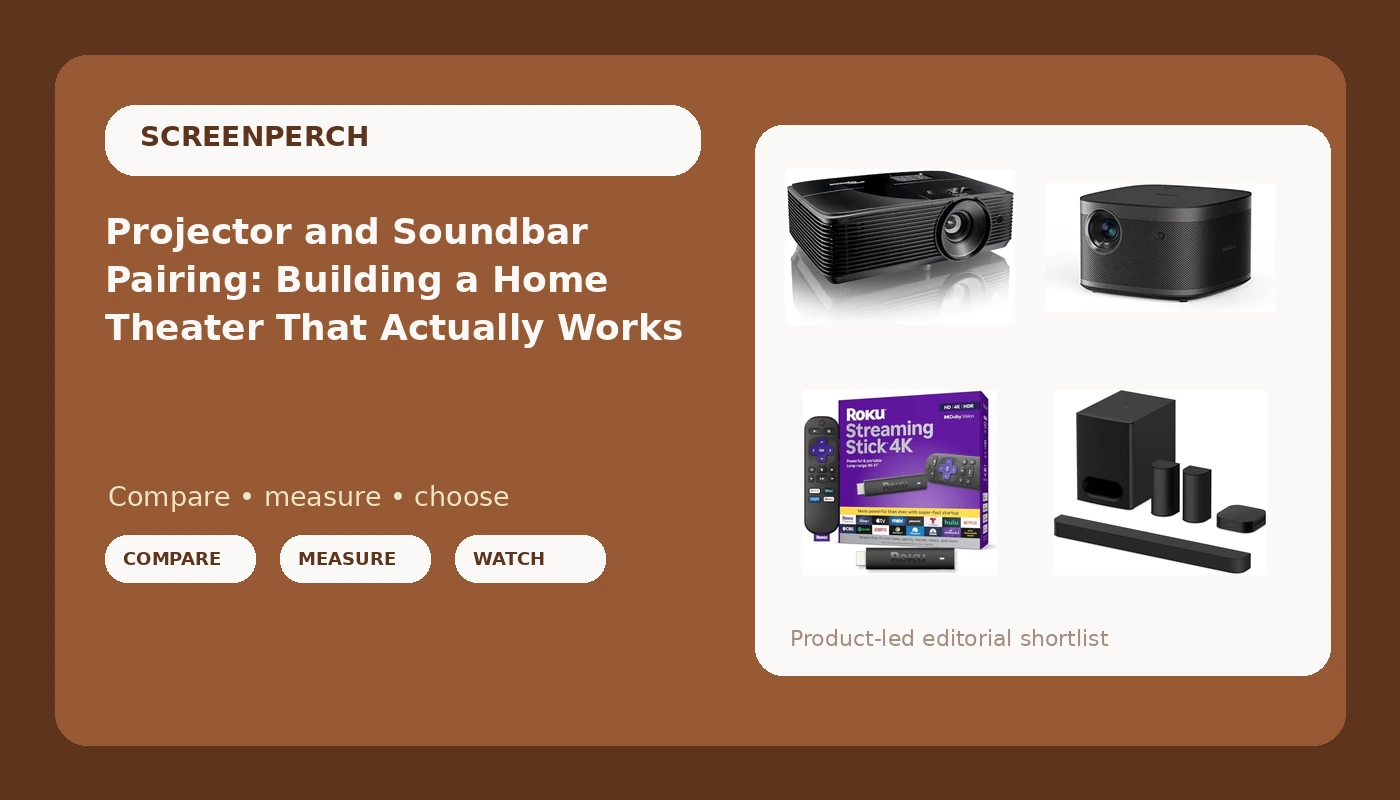 Projector and Soundbar Pairing: Building a Home Theater That Actually Works
