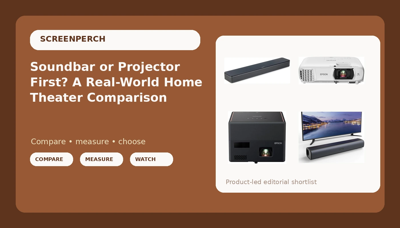 Soundbar or Projector First? A Real-World Home Theater Comparison