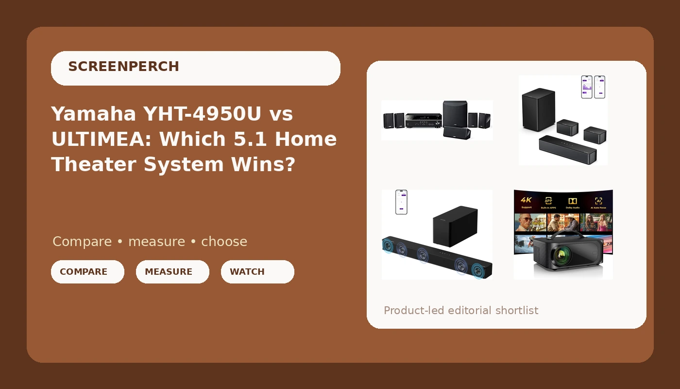 Yamaha YHT-4950U vs ULTIMEA: Which 5.1 Home Theater System Wins?